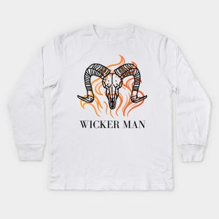 Wicker Man Themed T-Shirt Kids Long Sleeve T-Shirt